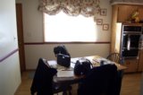 Dining area from living room doorway
