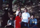 I'm not sure who took this.  Geoff, me, Rachel Coates (in front of me), Melissa Barth, and Semay Johnston on Barr Trail.