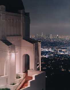 Griffith Observatory's city view